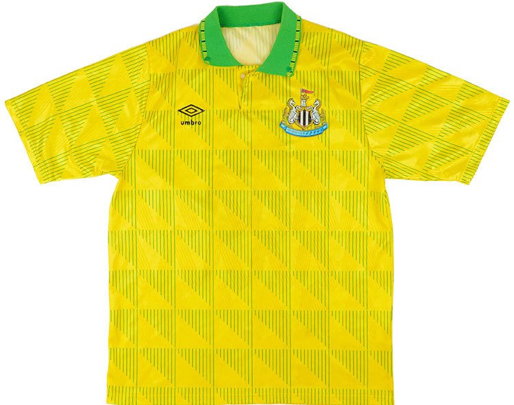 Camisa II Newcastle United 1990 1993 Umbro retro
